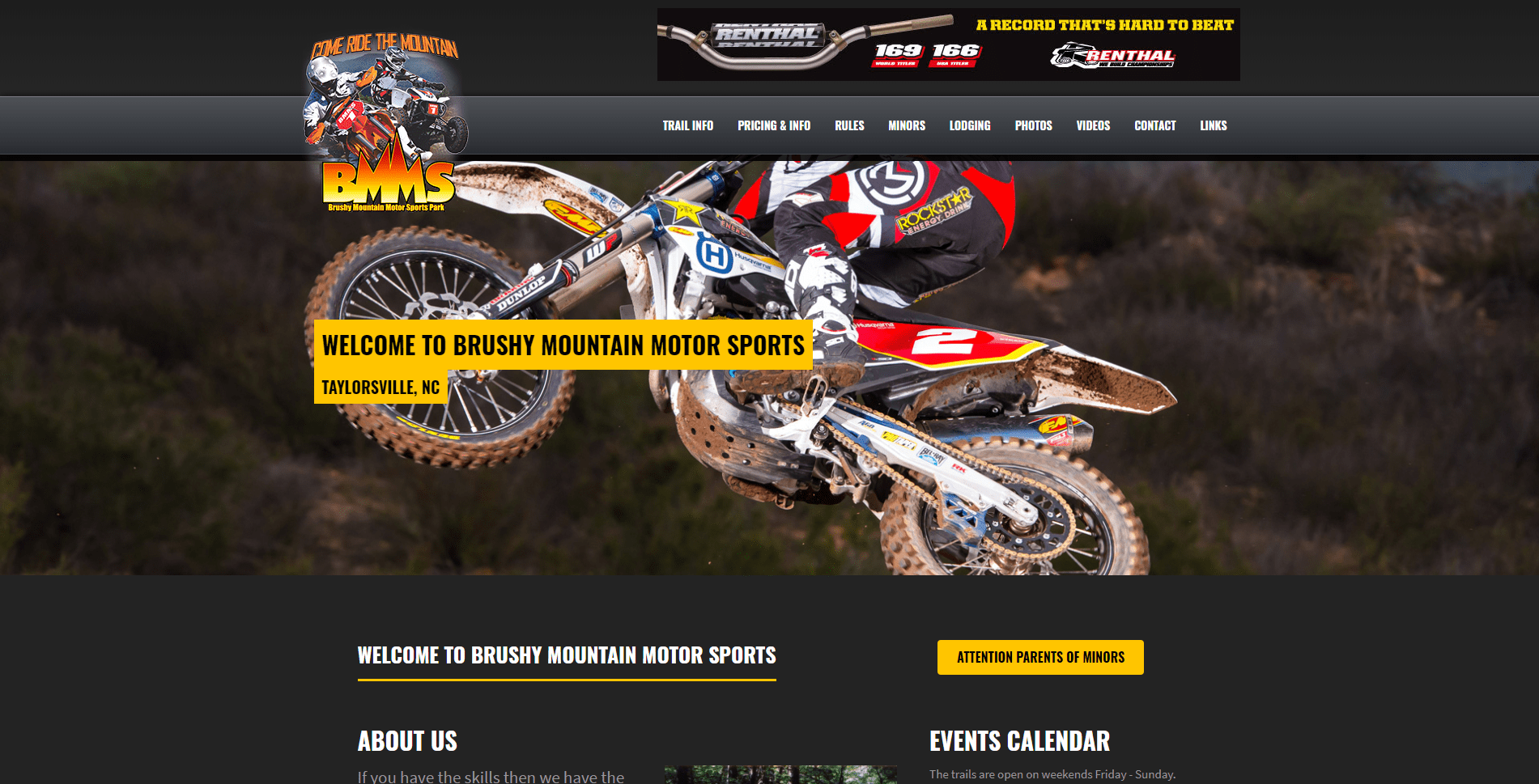 Brushy Mountain Motor Sports Homepage