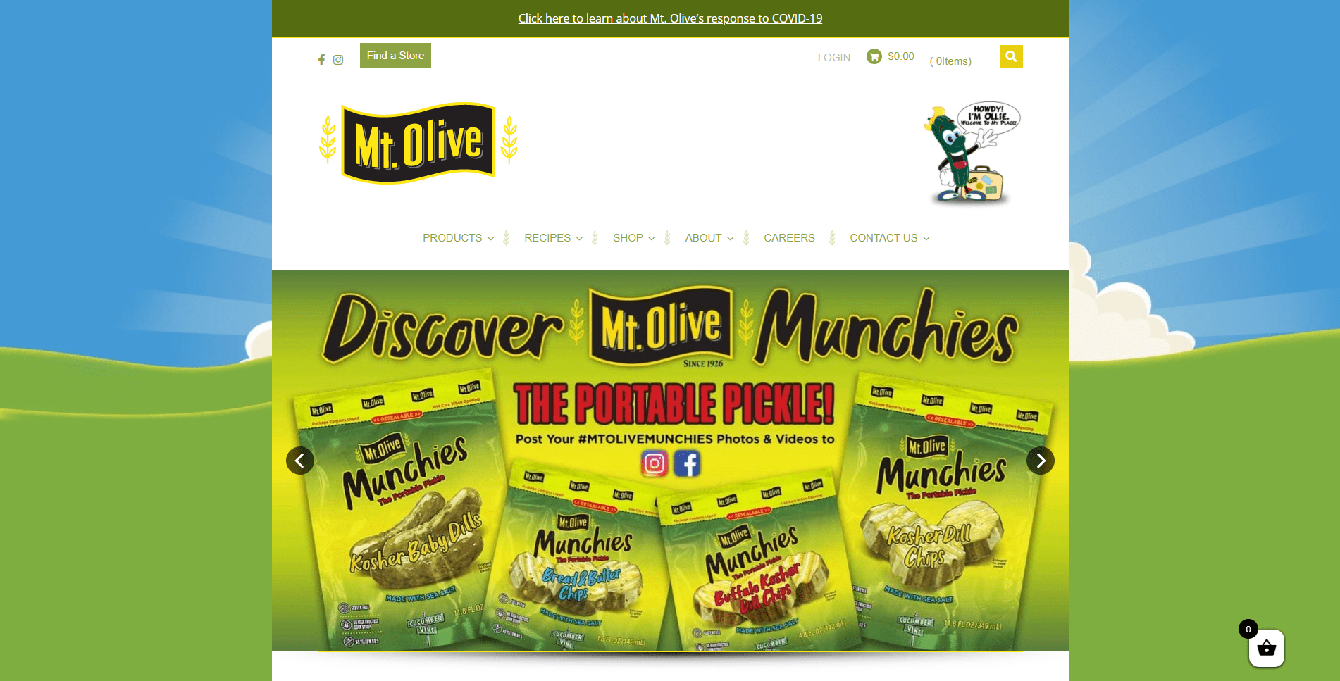 MTO Homepage Mt. Olive Pickles Homepage