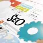 Responsive SEO website digital marketing strategy concept.