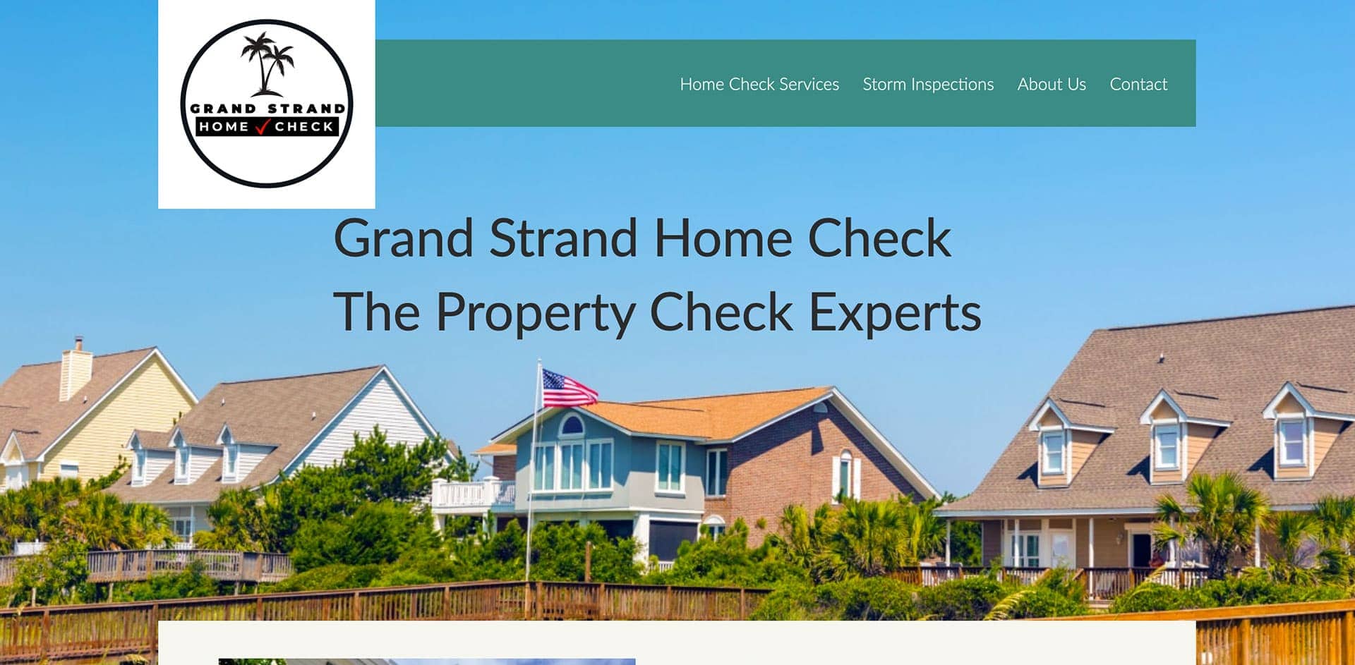 Grand Stand Home Check Homepage Screenshot