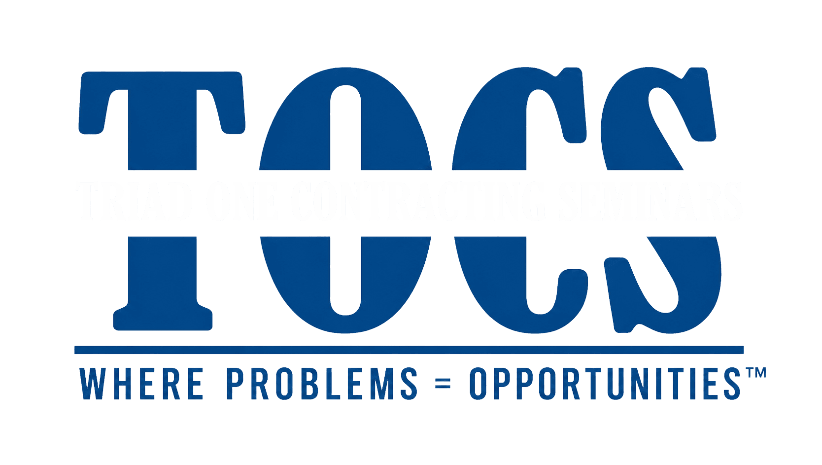 TACS logo with tagline 'Where Problems - Opportunities' for SEO branding.